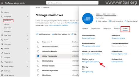 enable inplace archive office 365|Enable Office 365 Exchange Online Archiving In.